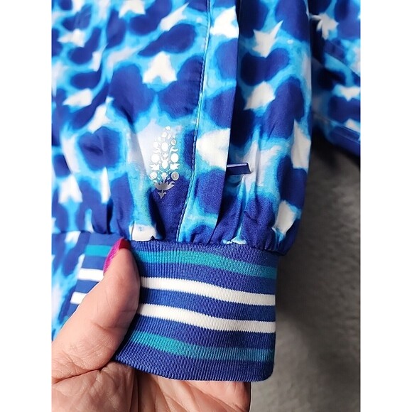 FREE PEOPLE MOVEMENT Women's XS NWOT Top Seed Printed Tennis Jacket - Picture 10 of 12